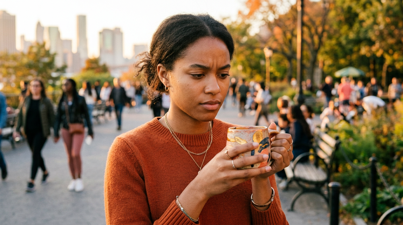 A person strategizing their first trade in a trade up challenge, holding a potential starter item.